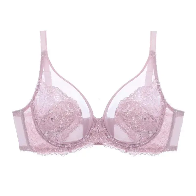 Ultra-Thin Women's Bra Full Cup Gathered Underwear Set for Flattering Bustline and Preventing Sagging No Side Breast Collection