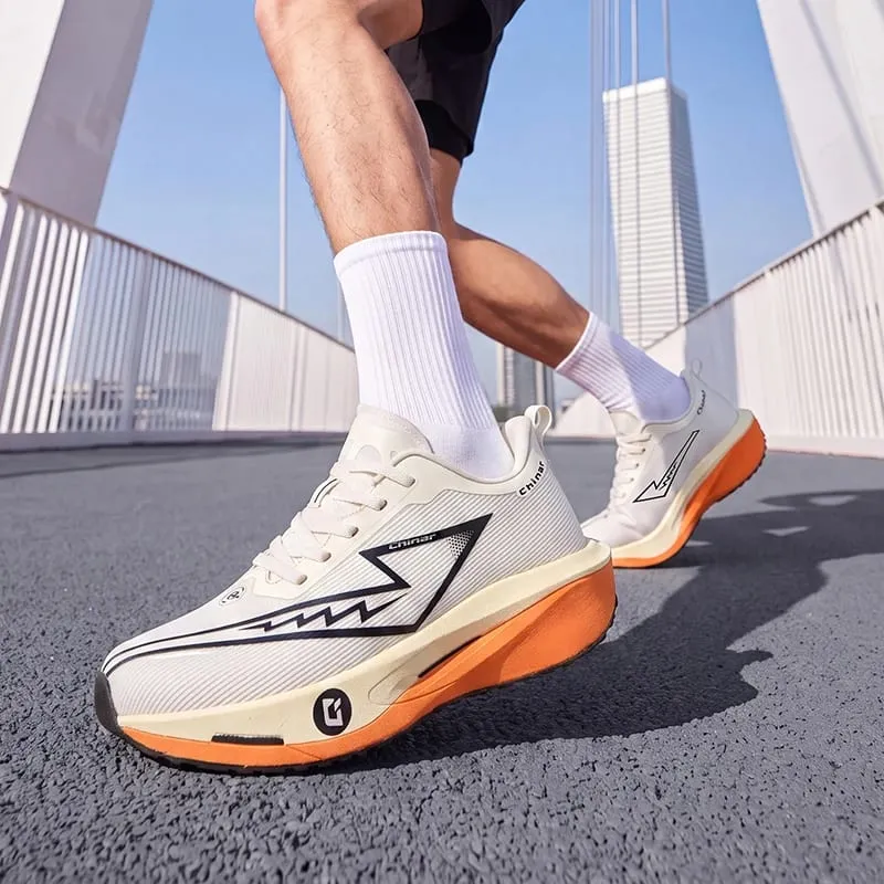Athletic Running Shoes Men Carbon Board Marathon Outdoor Sports Shoes Breathable Lightweight Women's Comfortable Casual Sneakers