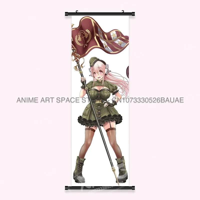Video game Wall Artwork Canvas Scrolls Picture Anime Movie Role Poster Hanging Painting Print Home Decoration For SUPER SONICO