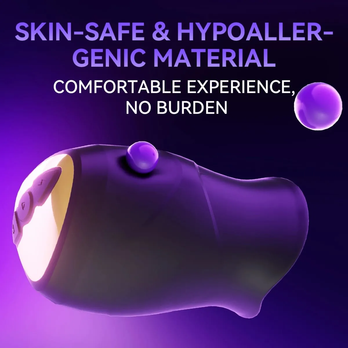 Glans Exerciser Vibrating Electric Shock Masturbator for Men Delay Endurance Training Penis Glans Trainer Male Sex Toys