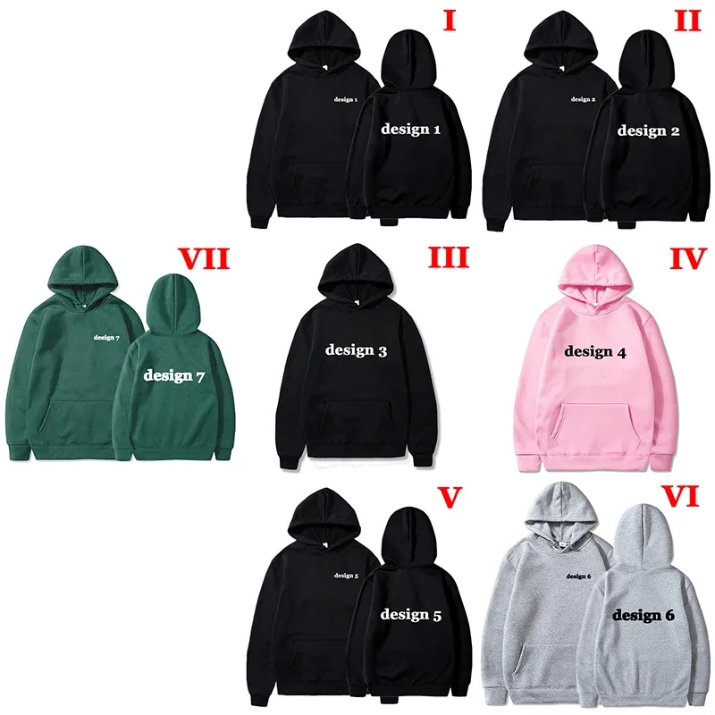 Men Hoodies Loose Casual Clothing Women Fashion Long Sleeve Hooded Pullover Personality Design Streetwear Sweatshirts — image 4