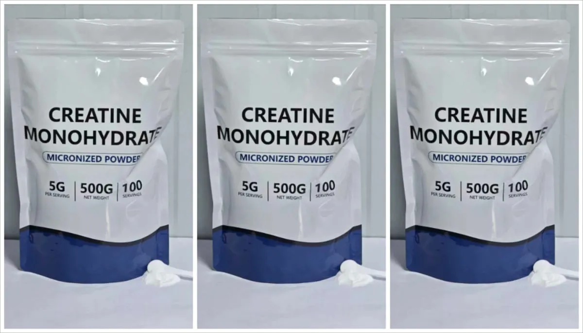 Creatine Monohydrate Micronized Powder Unflavored 5g 500g 100 Servings Third-Party Tested Performance Recovery Support GMO-Free