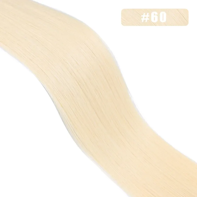 1g/s 100Strands Real Human Hair Nano Ring Hair Extensions Machine Remy Pre-Bonded Straight Micro Beads Nano Tip 16''-24''