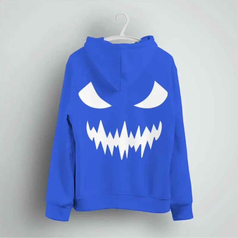 2026 Fashion Horror Movie Face Men's Hoodie Casual Long Sleeve Halloween Streetwear Unisex Luminous Style Hoodies
