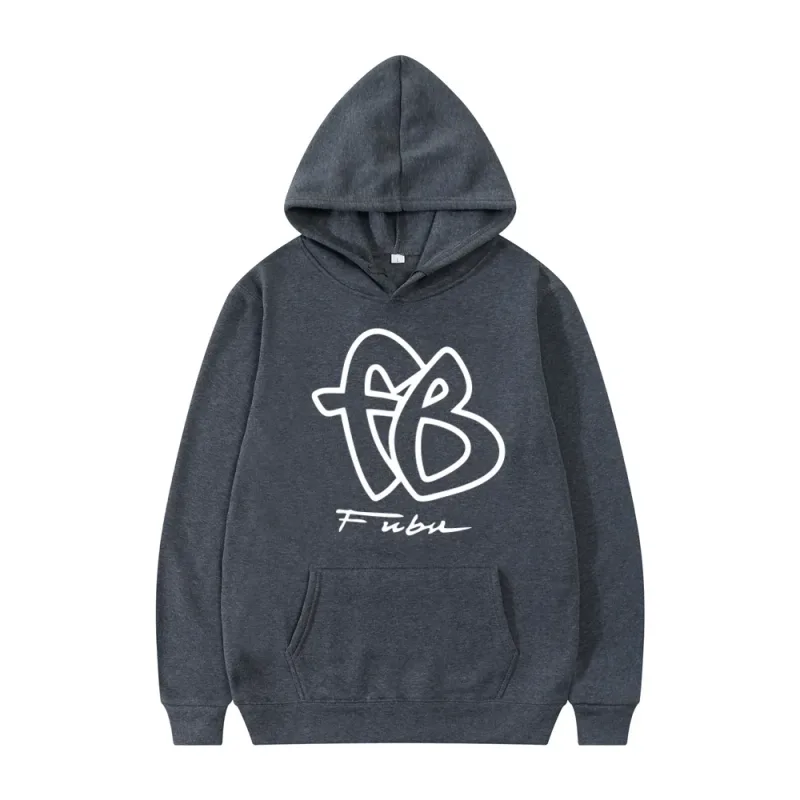 Autumn and Winter Fubu Fb Hoodie, High-quality Men's Hoodie, Fashionable Unisex Streetwear, Men's Casual Pullover