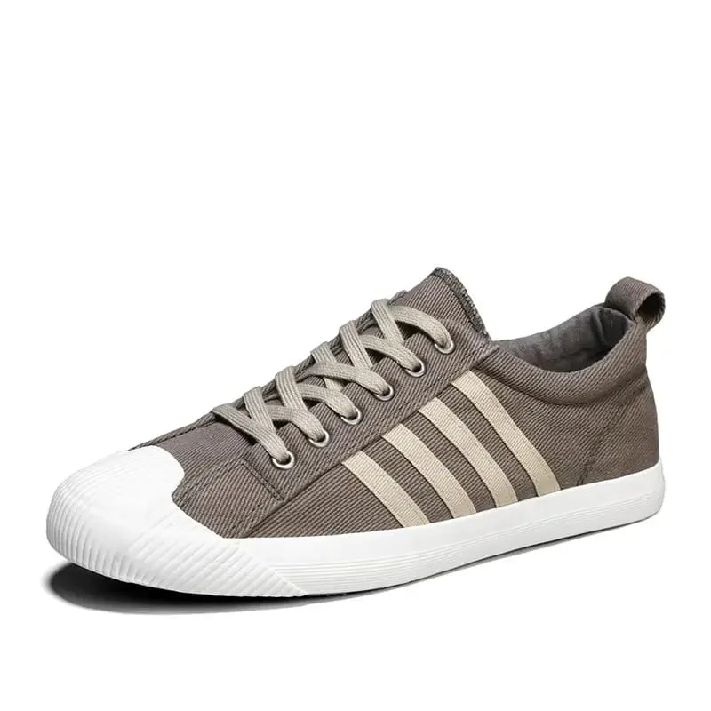 Hot Sale Summer Canvas Sneakers For Men Breathable Men's Casual Shoes Comfortable Low-cut Flat Sneakers Man Vulcanization Shoes