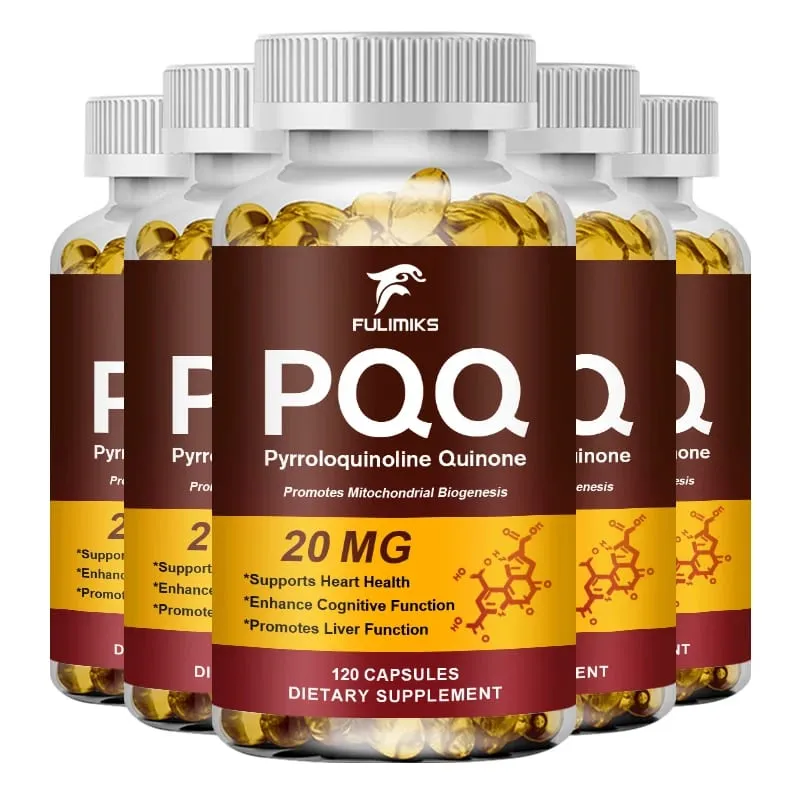 PQQ Capsules 20 mg with Bacopa Monnieri & ALA Supports Mitochondrial Function Stress Management Heart Health & Brain Energy
