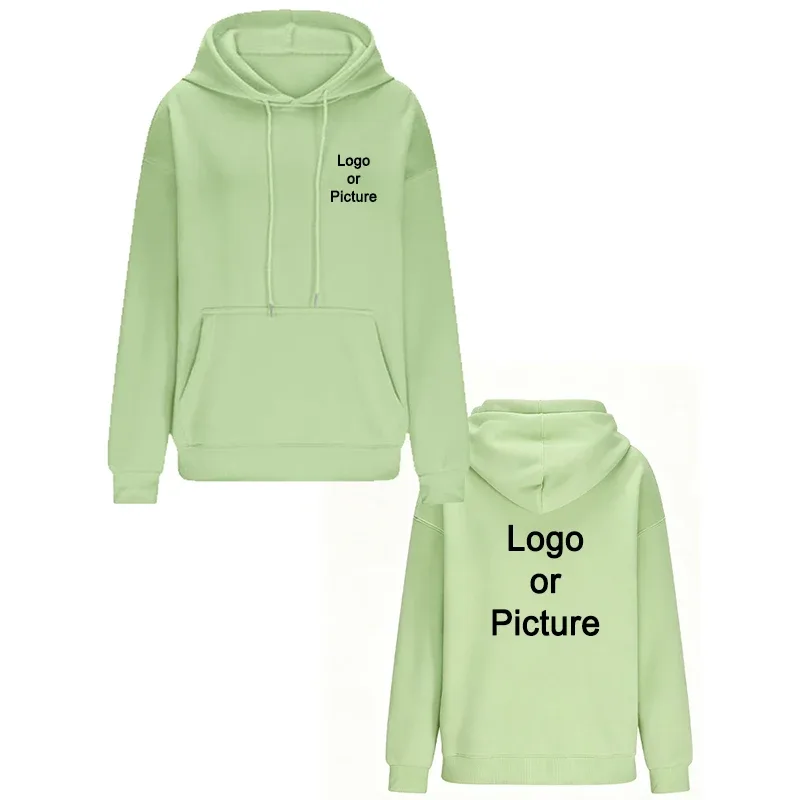 Sudaderas con capucha de gran tamaño para mujer, estampado personalizado, manga larga, holgada, con hombros caídos, jerséis, diseño artesanal