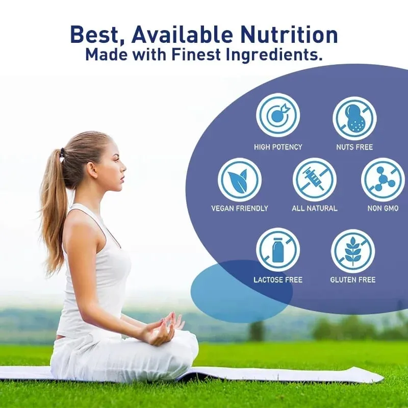 Magnesium Glycinate - Support Nerve Heart and Muscle Health Helps with Stress Sleep Quality Support Muscles Recovery