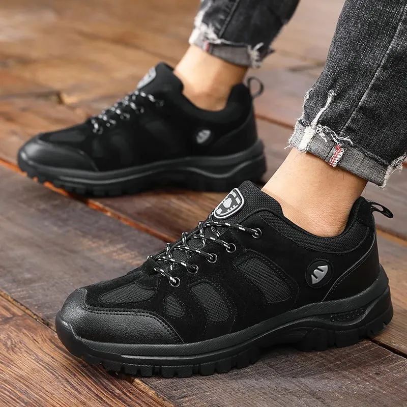 Outdoor Hiking Shoes for Men Anti Slip Wear-resistant Hiking Sneakers 2026 New Comfortable Breathable Durable Camping Mens Shoes