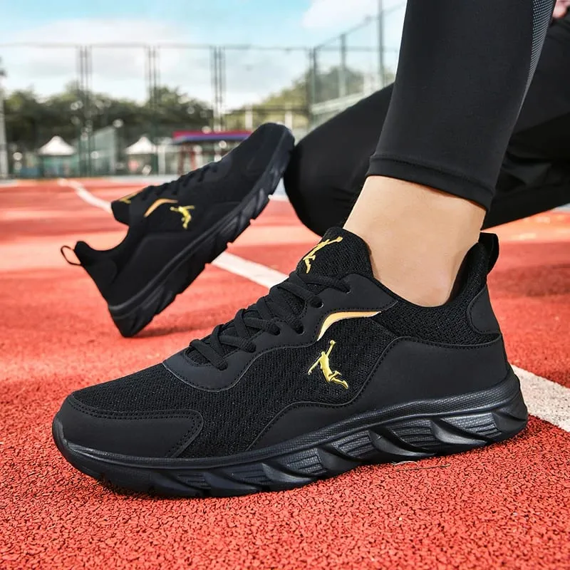 Men Sports Shoes Fashion Lace Up Daily Wear Anti Slip Running Shoes Rebound Cushioning Street Casual Sneakers for Men