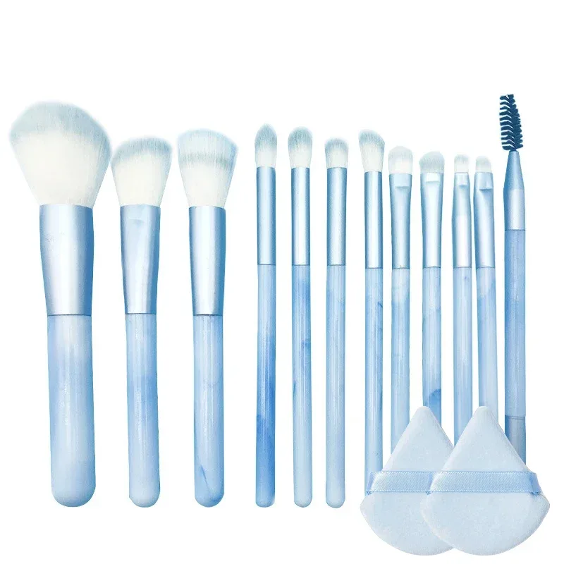 12pcs Professional Makeup Brush Set Premium Synthetic Foundation Concealer Powder Eyeshadow Blush Brushes Hygienic Beauty Tools