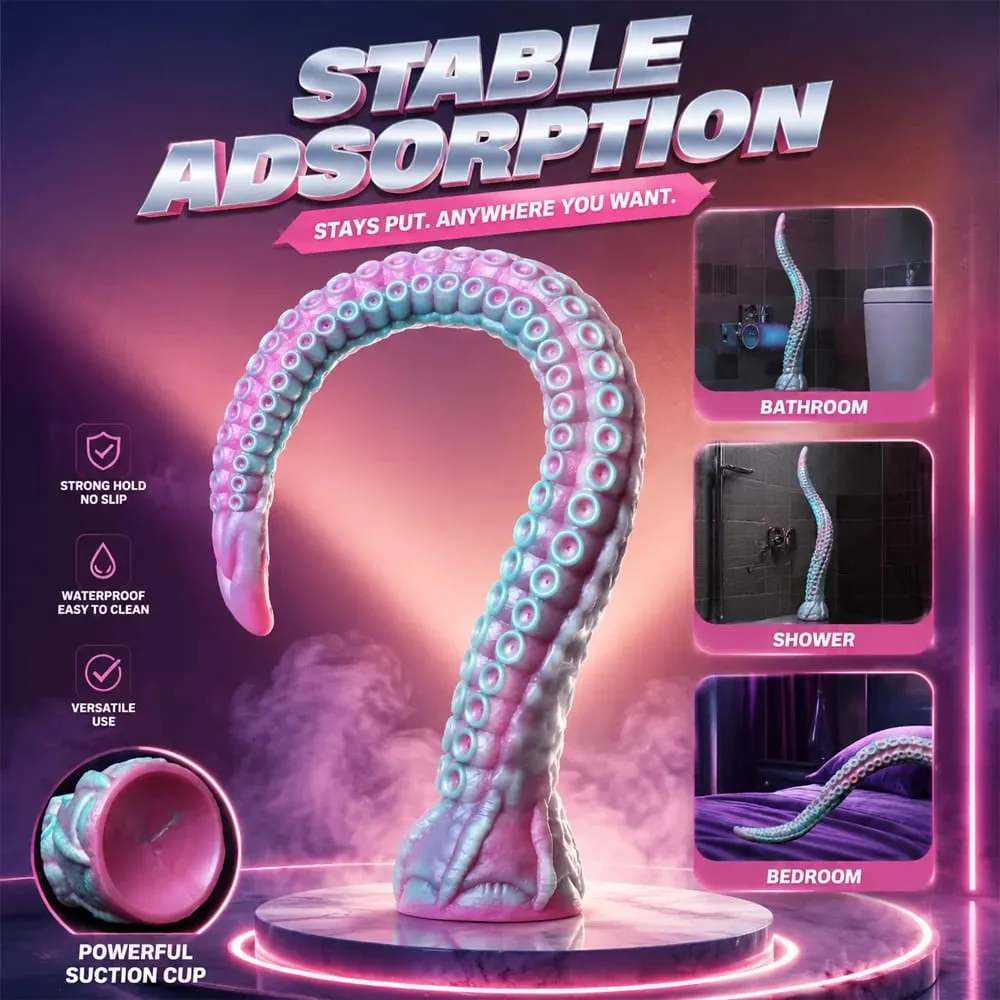Fantasy Tentacle Dildo Soft Silicone Anal Plug Prostate Massager Huge Fake Penis G-Spot Stimulation Masturbator Adult Sex Toys