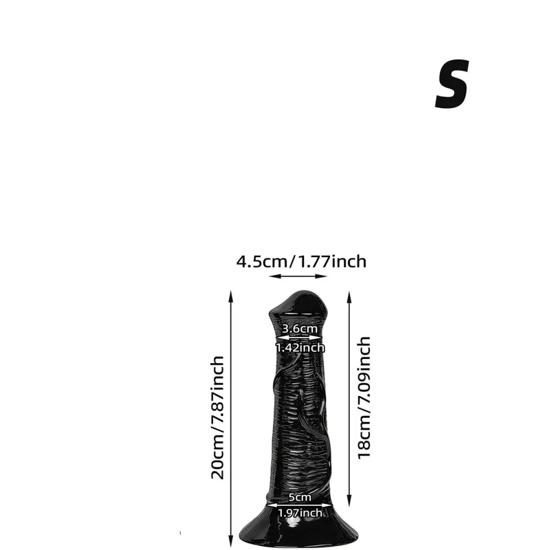 Extra Long Anal Plug Horse Dildos for Masturbating Vagina Anal Massager G-Spot Stimulator Butt Plug Adult Sex Toys for Women Men