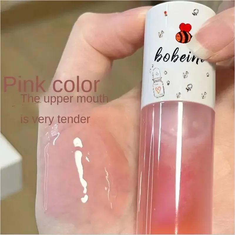 Honey Lip Oil Water Light Transparent Glass Honey Lip Moisturizing Lip Oil Moisturizing Lips Mag-aaral Abot-kayang