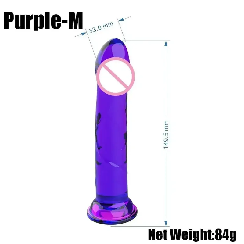 Realistic Small Silicone Jelly Dildo for Women with Suction Cup Strapon Compatible Anal Plug Adult Sex Toy for Women