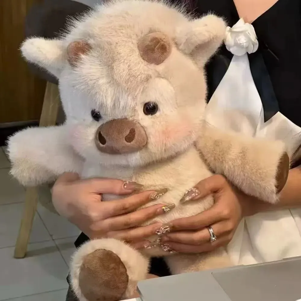 New Design Soft Pig Stuffed Animal Plush Pillow Emotional Support Cute Stuffed Animals Plush 17.7inch Plush Pillow — image 16