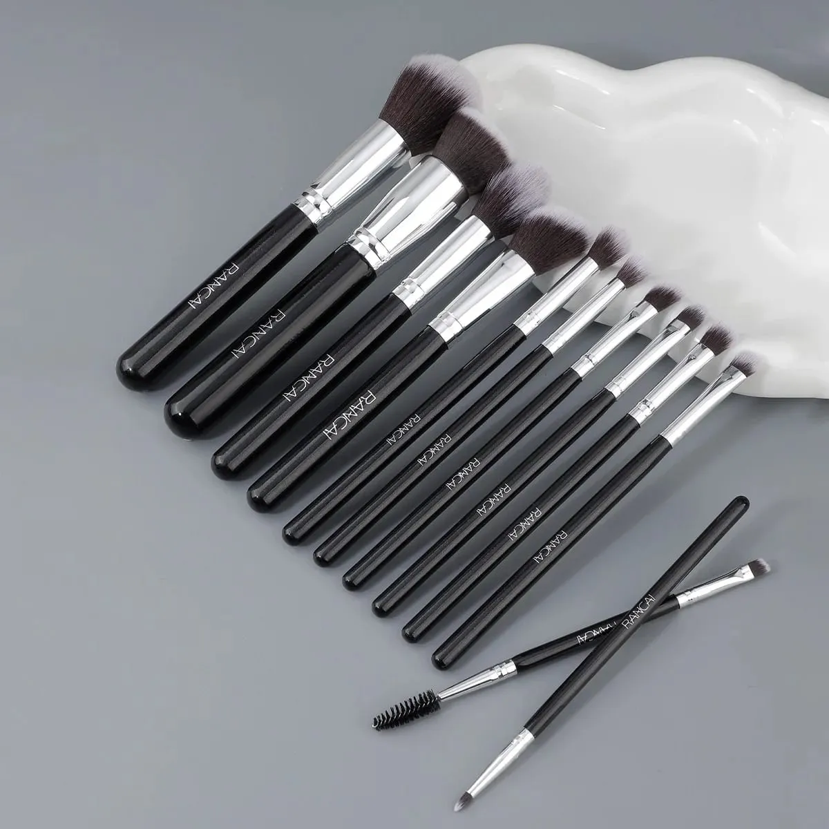 Propesyonal na Kahon ng Regalo 12 Piraso na Makeup Brushes Kit ng Mukha Eye Beauty Brushes Para sa Foundation Conceal Eyeshadow Contour Brush