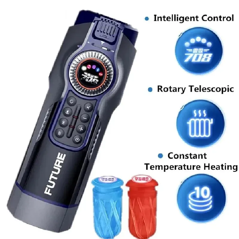 Leten Sex Machine Automatic Heated Piston Electric Sucking Stroker Male Masturbator Telescopic Vagina Pussy Masturbation Cup