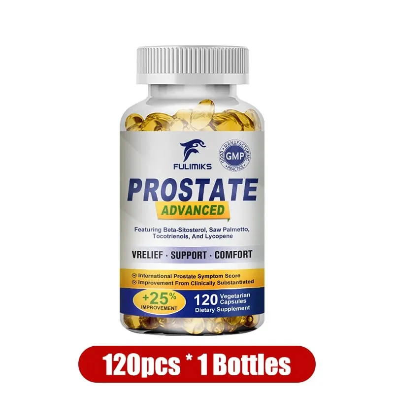 Premium Prostate Capsules with Saw Palmetto & Beta-Sitosterol Supports Urinary Flow Prostate Health & Comfort Relieve Bladder — image 6