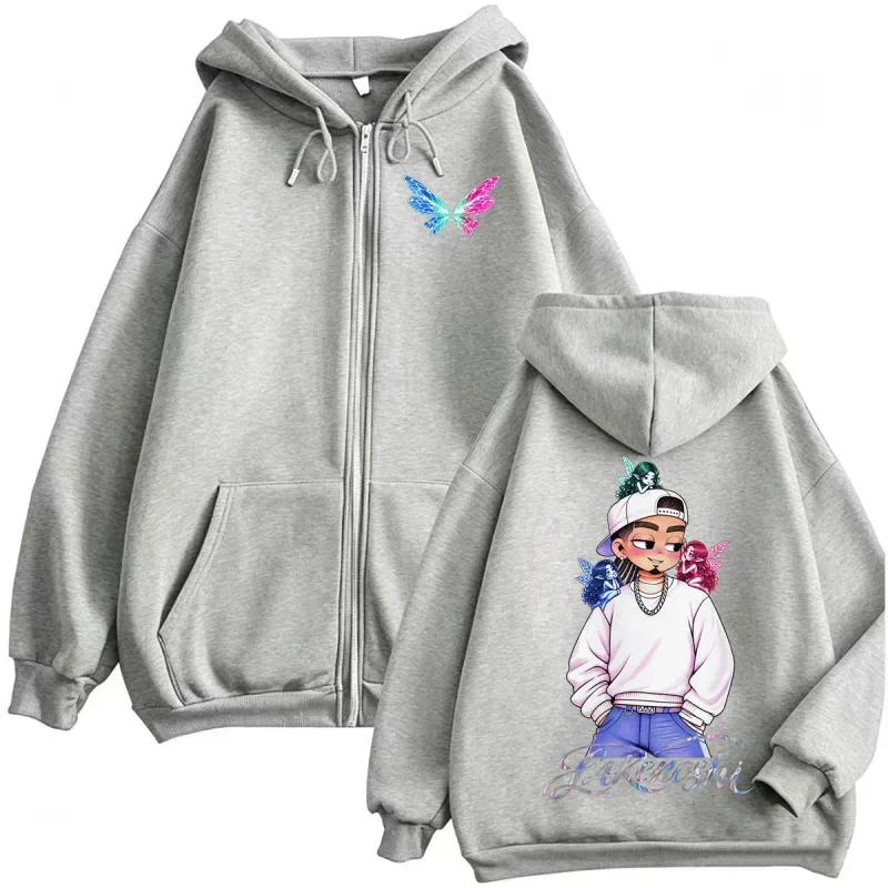 Omar Courtz Por Si Manana No Estoy New Album 2026 Tour Zipper Hoodies Men Women Fashion Hip Hop Pop Music Sweatshirt Jacket Coat