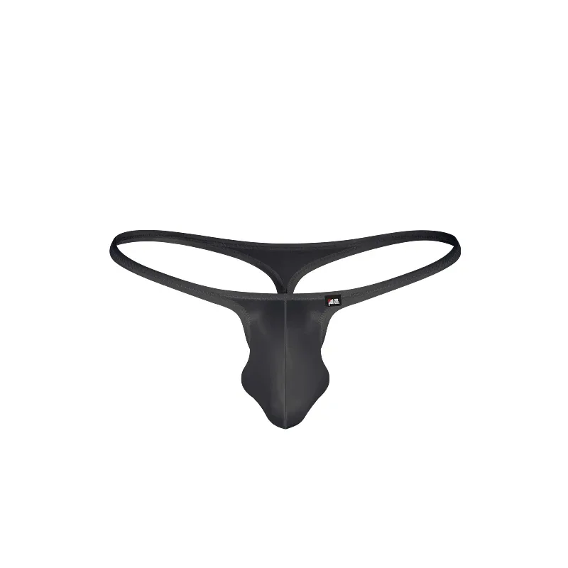 Men's Underwear Japanese Style Ultra-Thin Ice Silk Thong Low Waist Elastic Comfortable T-Back