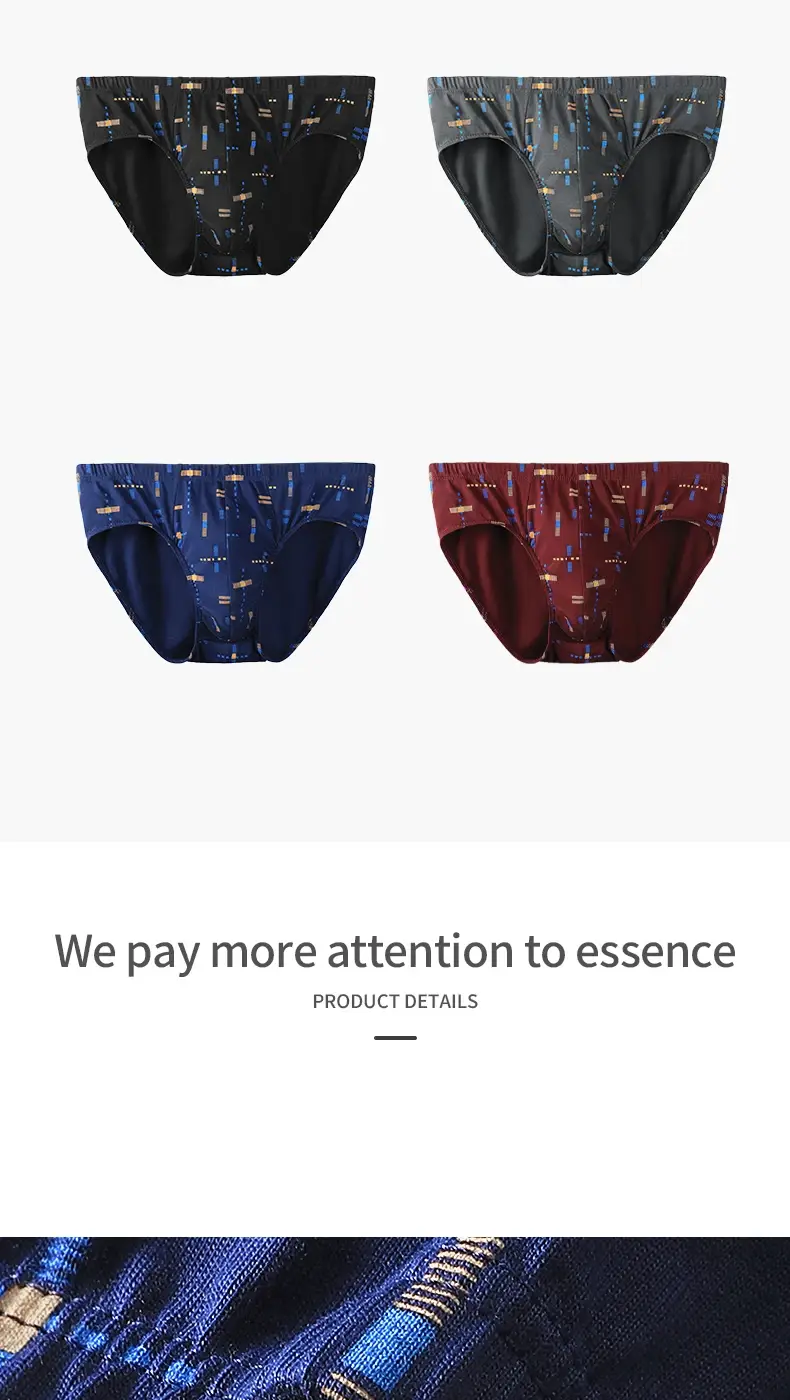 Herrunderkläder i ren bomull herrsportboxershorts stora boxershorts bekväma pojkkalsonger som andas trendiga