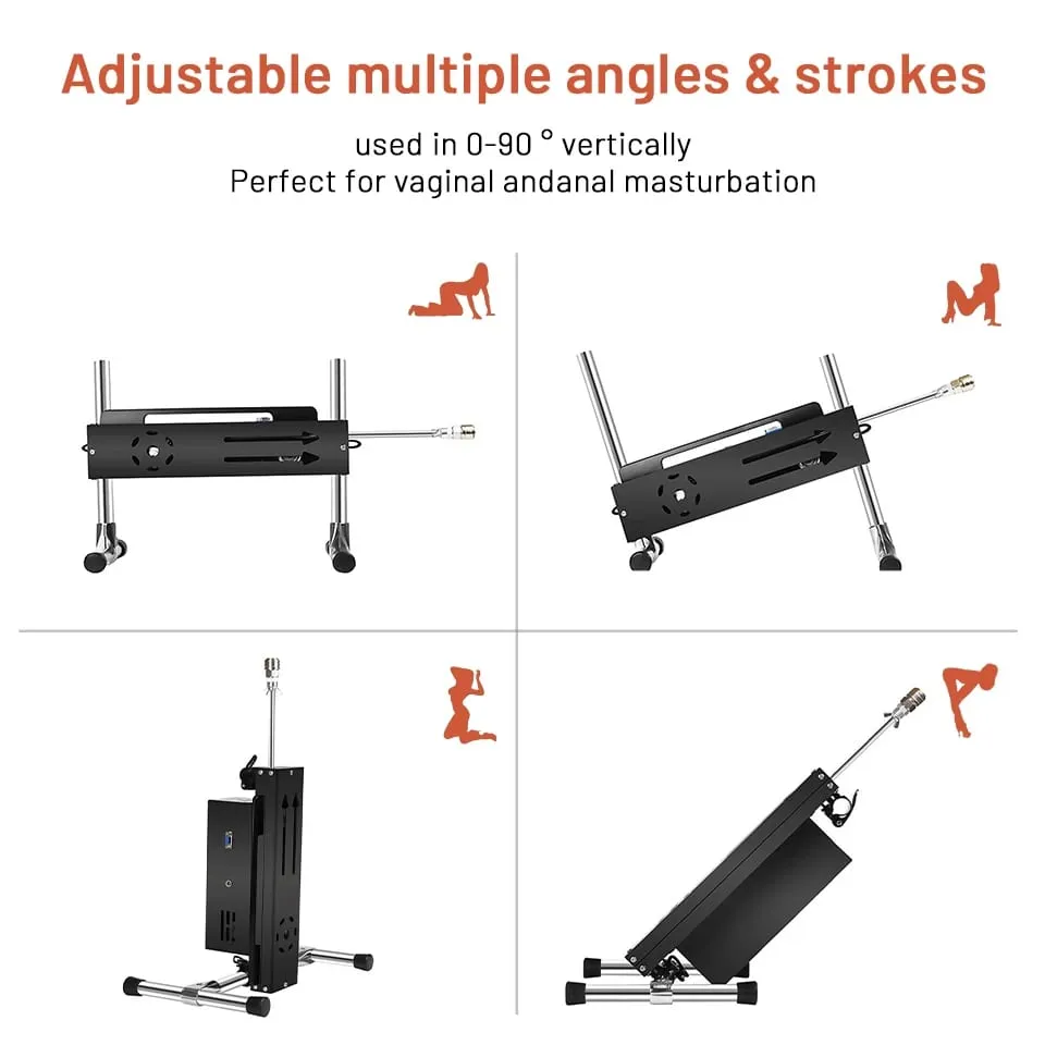 200W motor Wireless Control Bagong Sex Machine na may Kahanga-hangang Mga Tampok Napakahusay sa Lahat ng Anggulo Naaangkop Walang Moveback Machine stroke 15cm