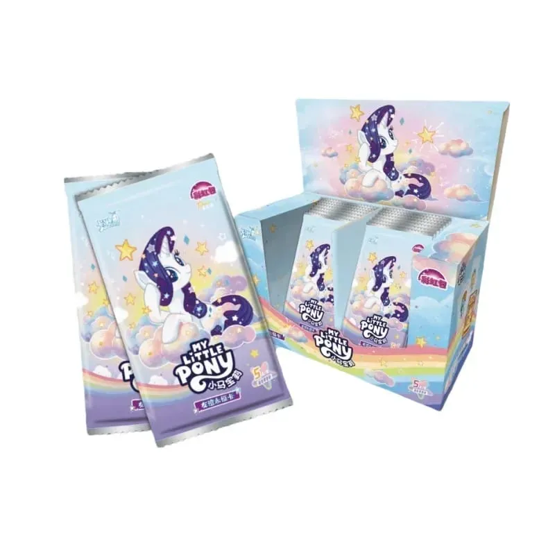 Genuine New My Little Pony Friendship Eternal Star Bag 2 Rhythm Moon AR Gilded Decoration OR Collection Card Gift