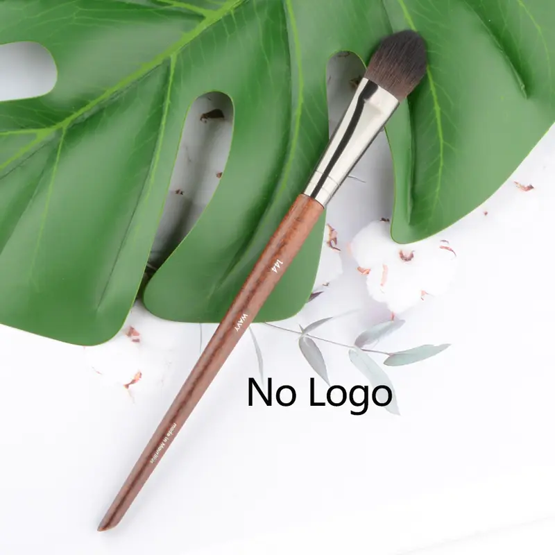 1 piece #144 Precision Highlighter Makeup brush detail Powder Blusher Natural wood Professional Make up brushes — image 1