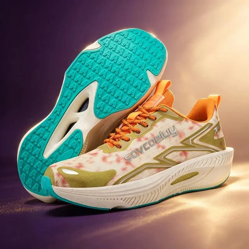 Running Shoes Men Marathon Athletic Race Sports Outdoor Carbon Plate Breathable Lightweight Comfortable Women's Casual Sneakers