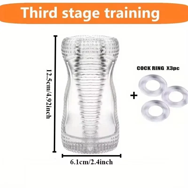 Men's Penis Trainer Pocket Pussy Realistic Endurance Exercise Sex Products Pocket Pussy Sexy Sex Toy For Men