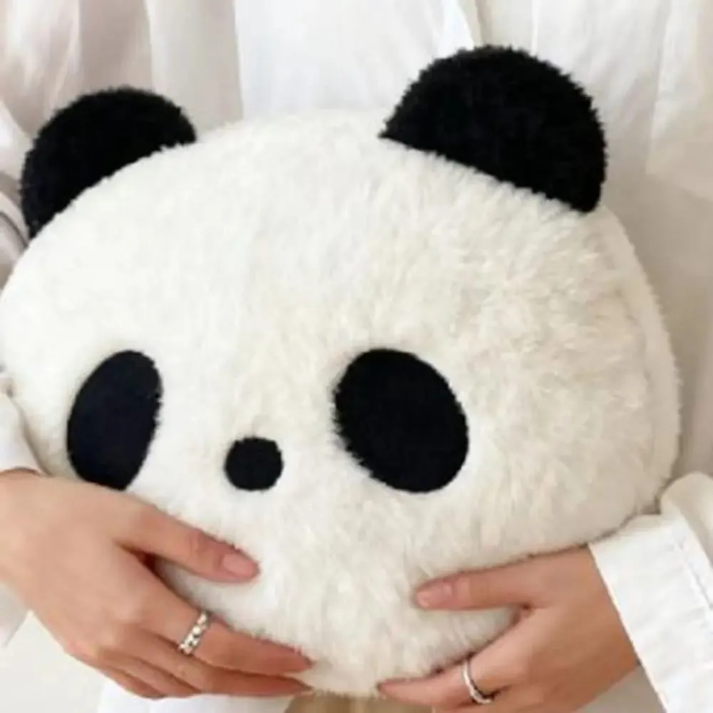 Stuffed Animal Plush Panda Cushion Bedroom Sofa Kawaii Stuffed Panda Pillow 30cm Home Decoration Panda Throw Pillows