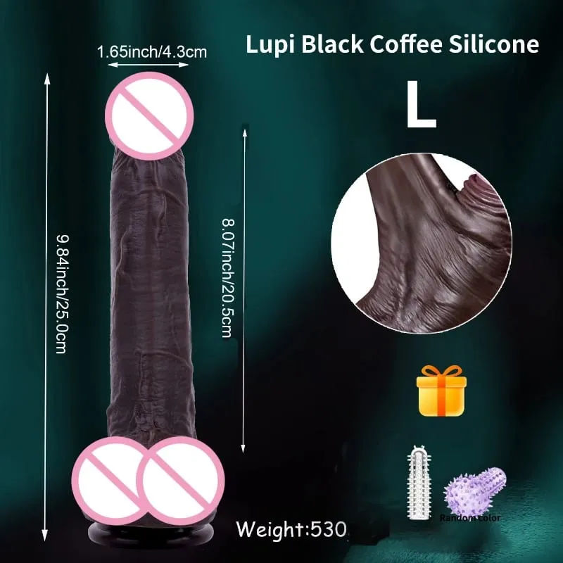 Woman Realistic Soft Double Layer Silicone Skin Sliding Foreskin Testicles Dildo Anal Massager Penis Butt Plug Adult Sex Toys18