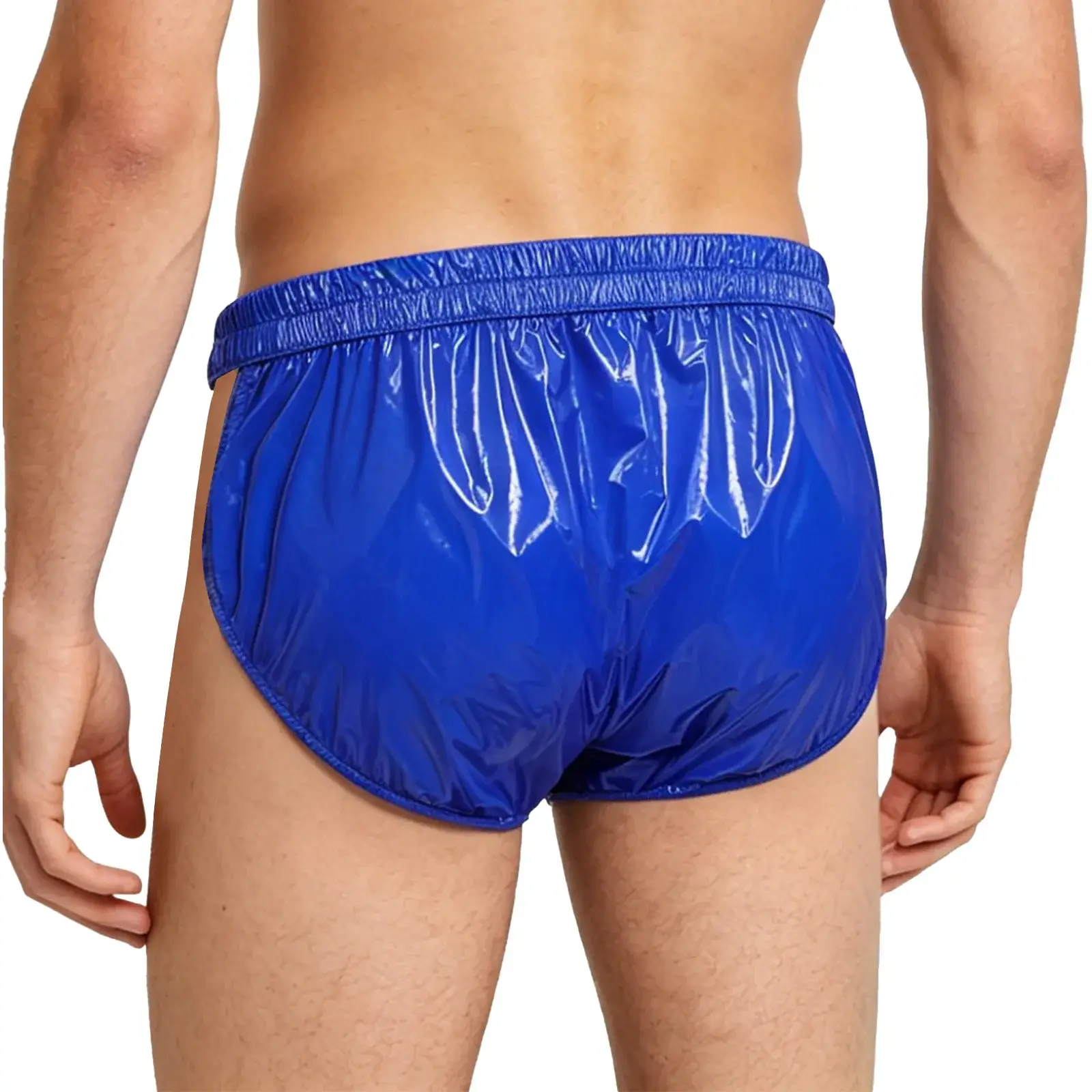 Mens Waterproof Swim Briefs Elastic Waistband Bikini Briefs Swim Bottoms Swimming Surfing Sunbathing Swimwear Bathing Suit