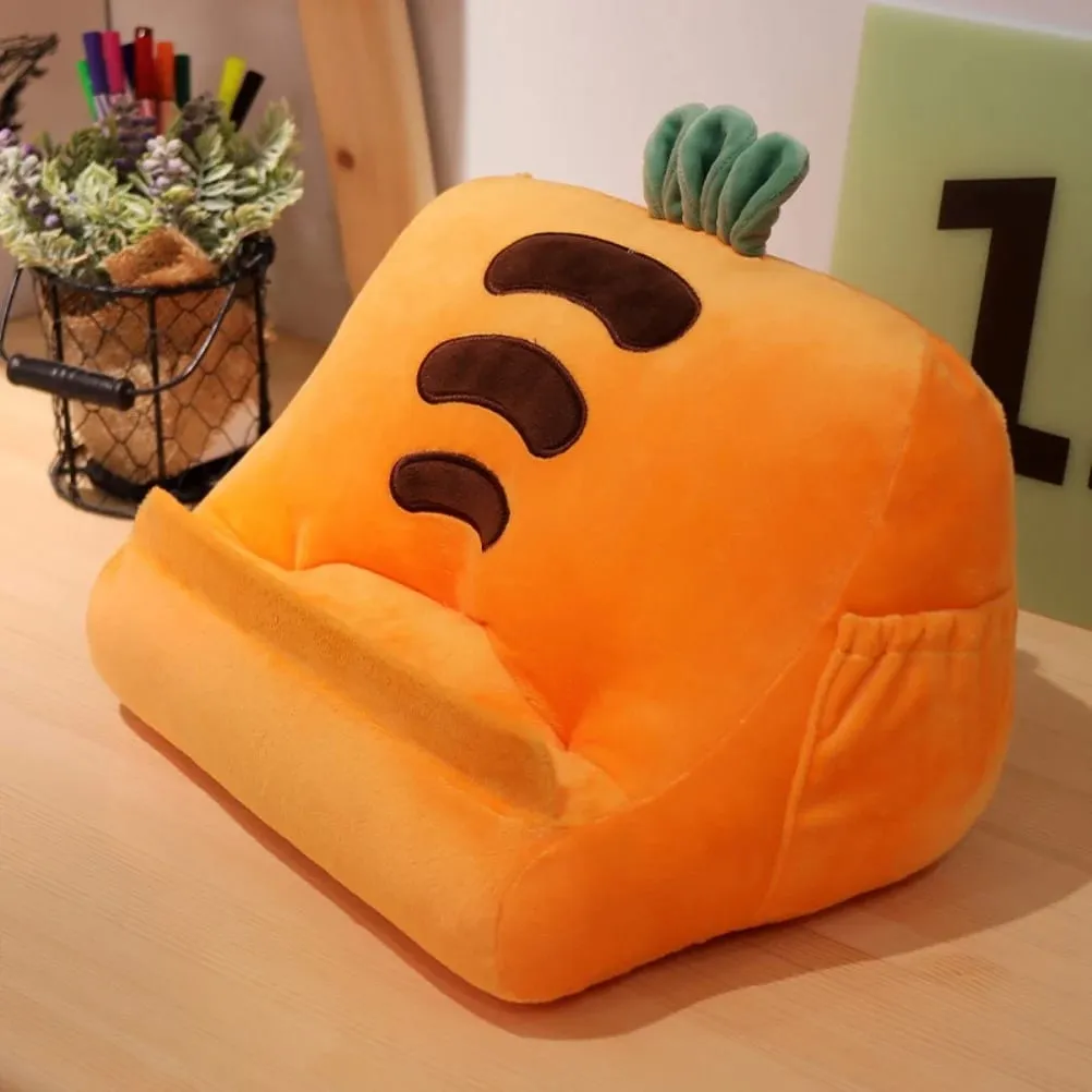 Tablet Stand Pillow Portable Triangle Tablet Holder Soft Plush Pillow Tablet Cushion Holder for Birthdays Holidays