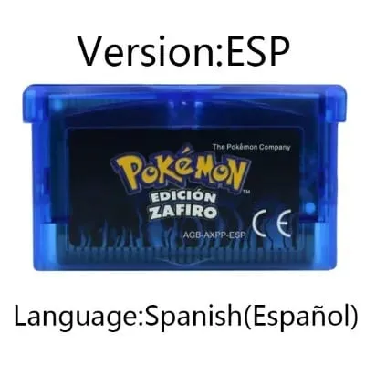 GBA Game Pokemon Series Video Game Cartridge Console Card Pokemon Emerald FireRed Ruby LeafGreen Sapphire Multi-language