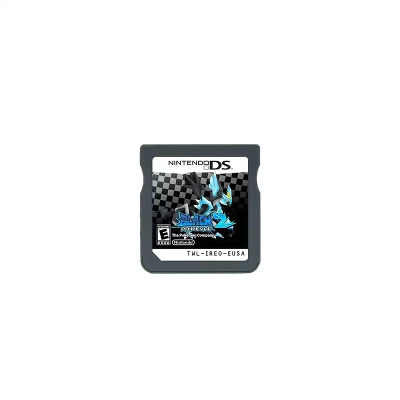 Anime Pokemon Series NDS Game Cartridge Video Game Console Moemon Silver Yellow KAIZO MoonBlack2 Hobby Collection Gifts Toys