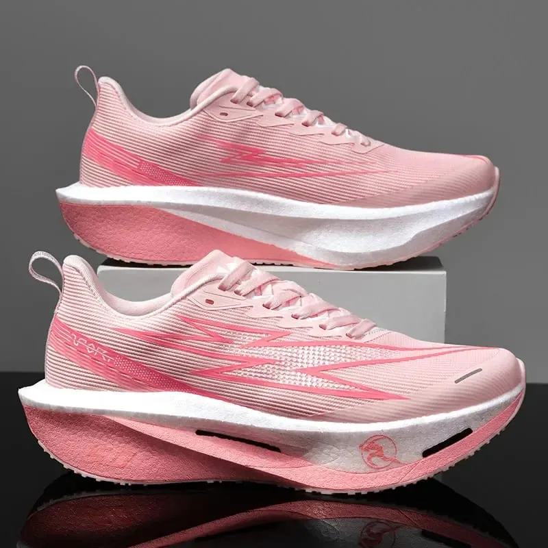 Carbon Plate Marathon Running Shoes Men Women Sports Sneakers Breathable Lightweight Shock Absorbing Non Slip Athletic Shoes — image 11