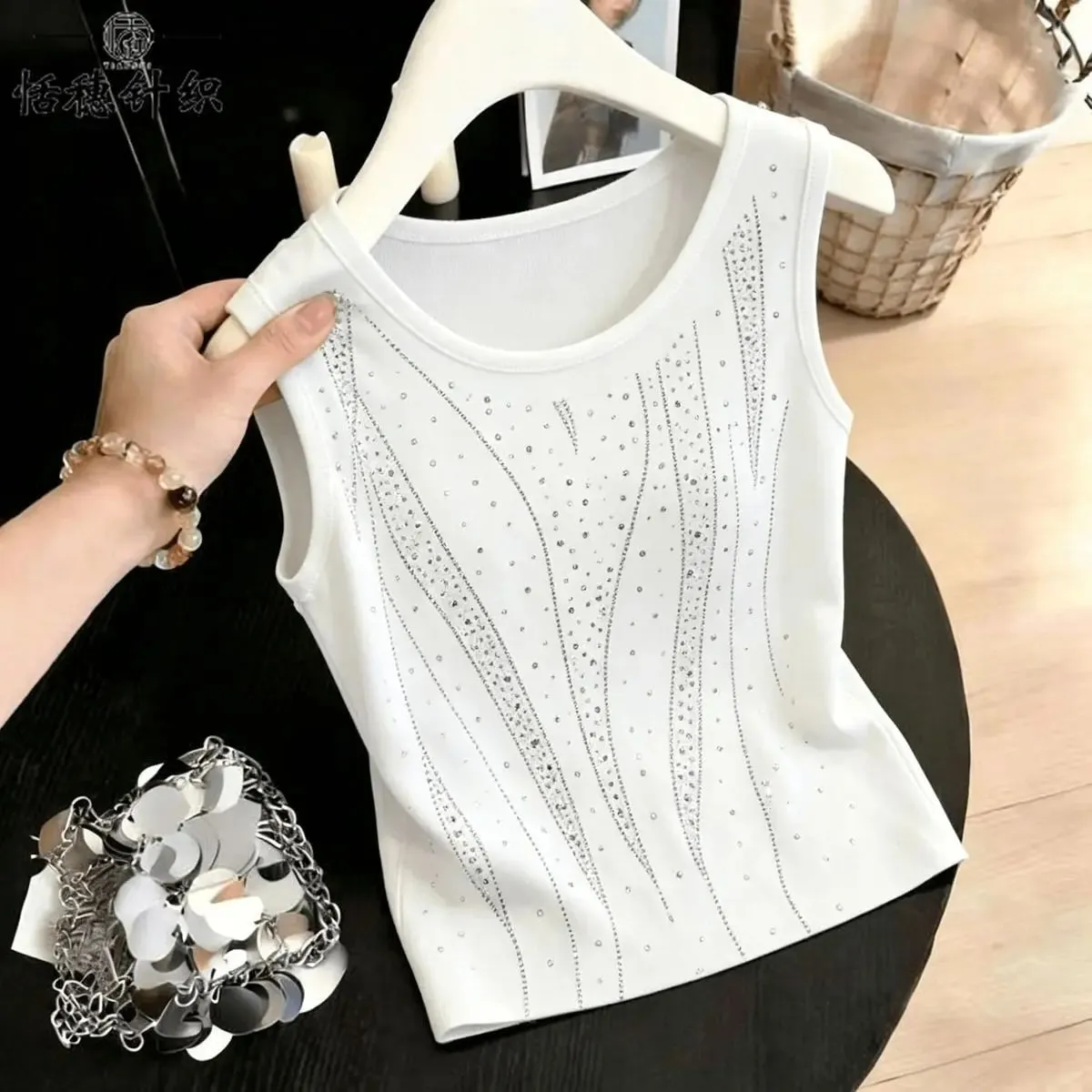 New Summer Slim Sleeveless Plus Size Street Casual Tanks Tops All-match Simplicity Fashion T Shirts Elegant Trend Women Clothing