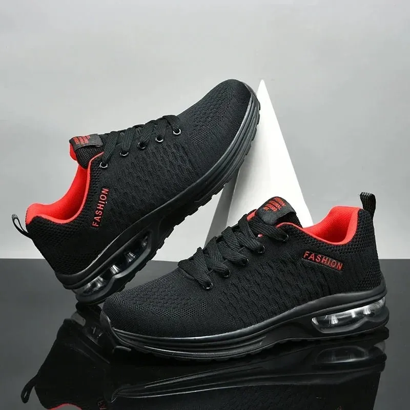 Mens Running Shoes Outdoor Sports Casual Mesh Tennis Shoes Lace-up Lightweight Gym Jogging Shoes for Men 2025 New Male Sneakers