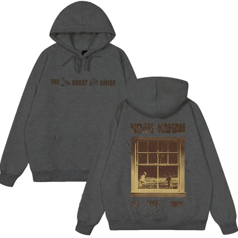 Noah Kahan The Great Divide Tour 2026 Graphic Hoodie Men Women Fashion Pullover Loose Casual Hip-hop High Quality Sweatshirts