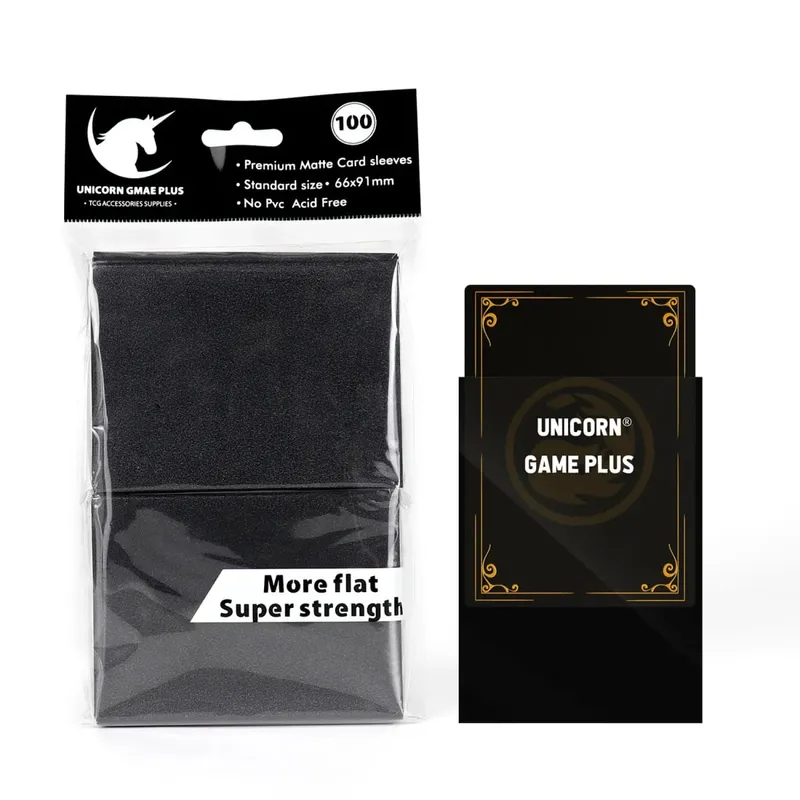100pcs 2.5"x3.5" Premium Trading Card Sleeves 66x91mm Standard Sized Board Game Cards for MTG Magic Gathering Lorcana Game Card