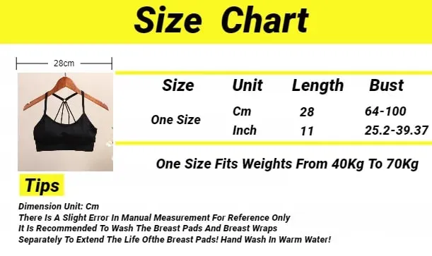 Comfortable Workout Activewear Without Underwire Sports Underwear Women Yoga Fitness Seamless Crop Top Wide Letter