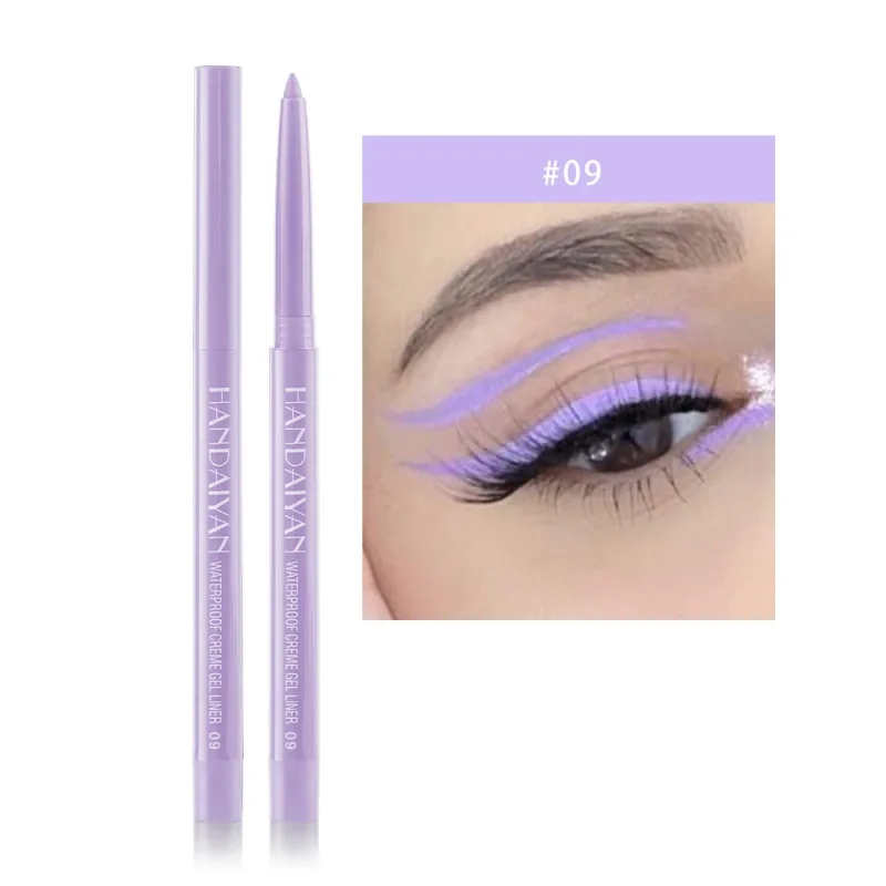 1PC White Matte Eyeliner Gel Pen Long Lasting Waterproof Eye Liner Pencil Quick-drying Non-smudge Eye Makeup for Women Cosmetics