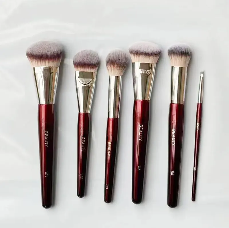 5/7pcs/set Bevel Blush Makeup Brushes Eye Make UP Brush Concealer Lid Crease Shader Blender Shimmer 506 Contoured Foundation