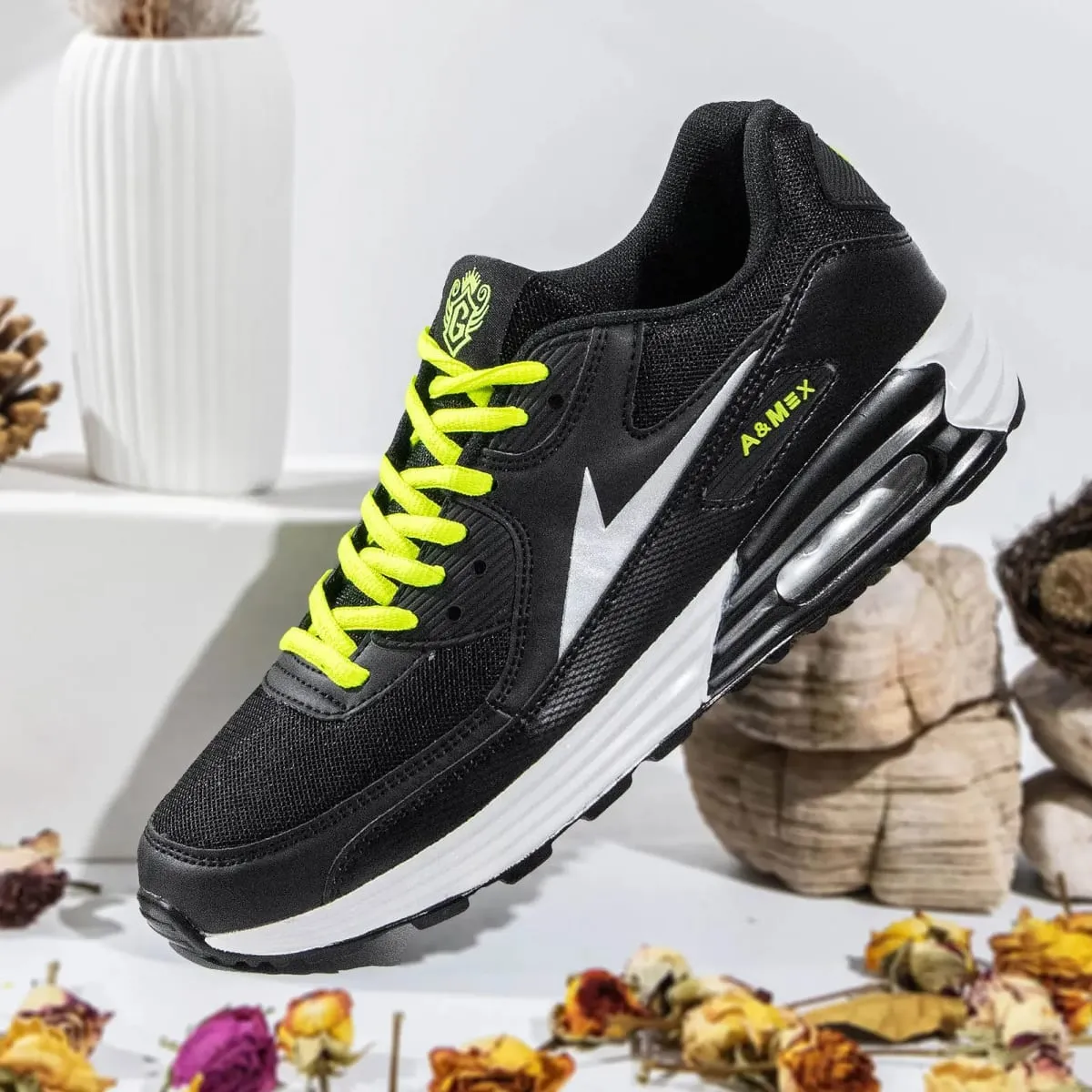 Men's Running Shoes Breathable Air Cushion Sneakers Athletics Sport Trainer Tennis Basketball Shoes