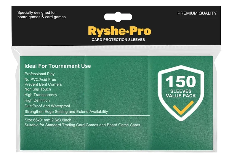 100pcs 2.5"x3.5" Premium Trading Card Sleeves 66x91mm Standard Sized Board Game Cards for MTG Magic Gathering Lorcana Game Card