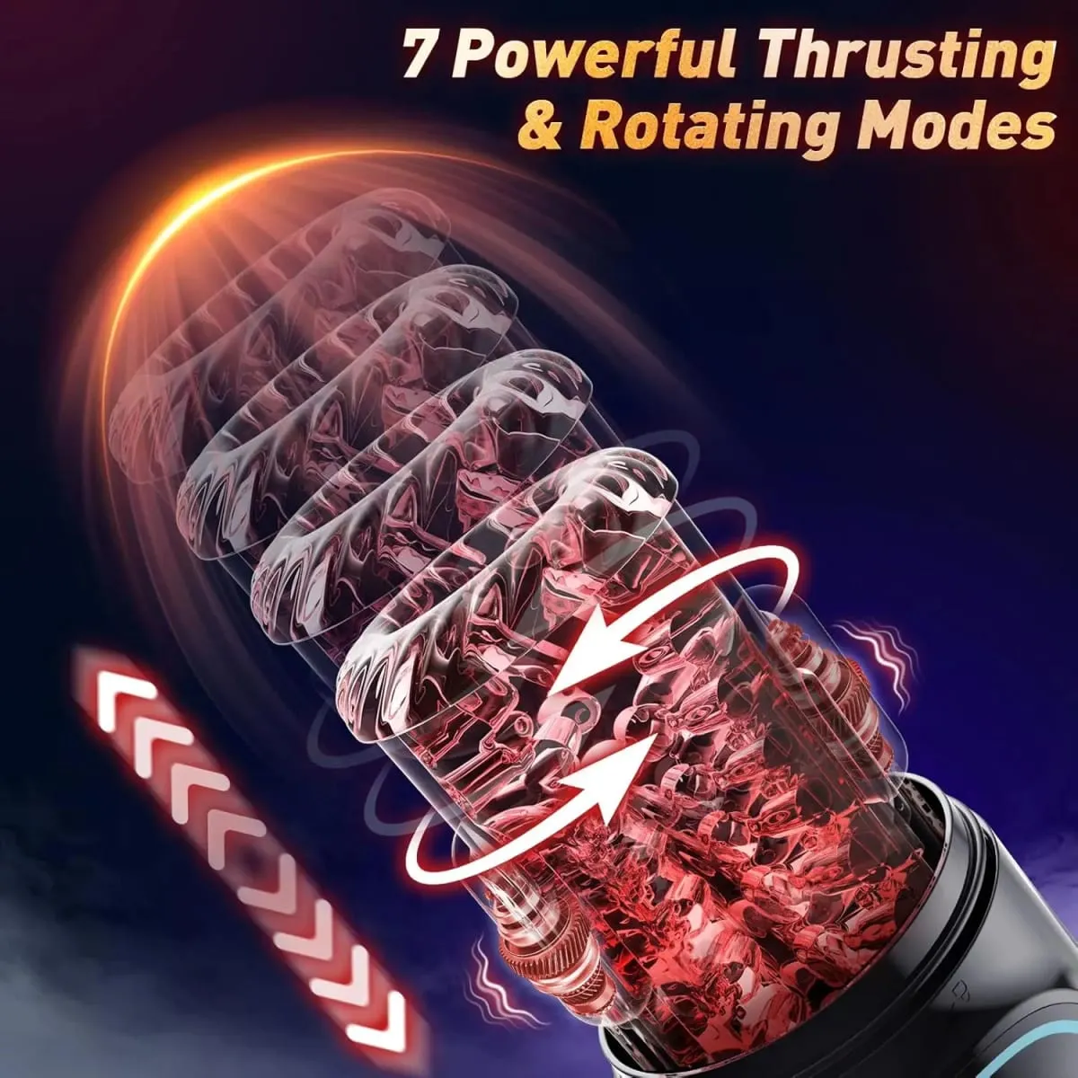 Automatic Male Masturbator Telescopic Rotation Vagina Masturbation Equipment Sex Toys for Men Goods for Adults Piston Mastubator