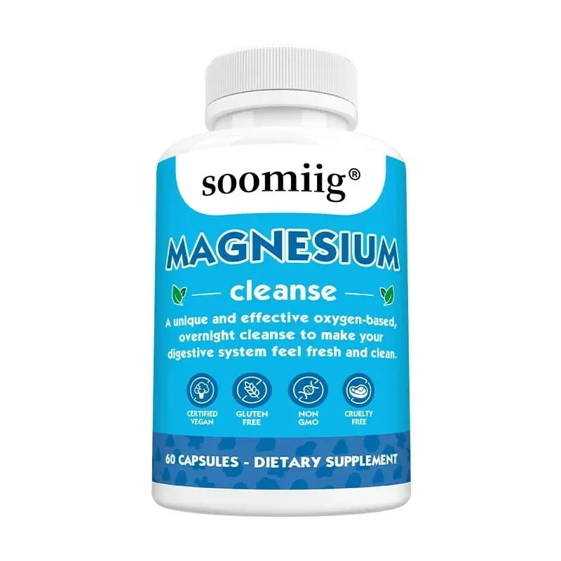 Magnesium Colon Cleanse Detox Occasional Constipation Relief Natural Ingredients Beneficial for Digestion and Gut Health